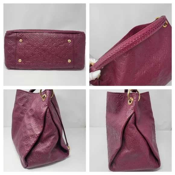 LOUIS VUITTON Artsy MM Monogram Empreinte Leather Shoulder Bag - Picture 9 of 13